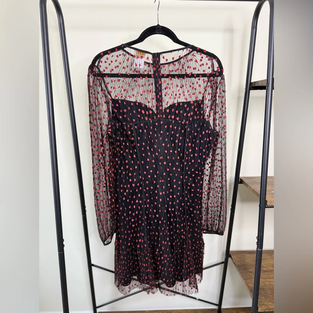 foxiedox Lilia Heart Print Dress - Picture 2 of 5